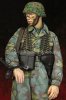 1/16 WWII German MG Gunner, 12 SS Panzer Division "HJ"