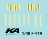 1/48 F-14D Tomcat Detail Up Parts for Tamiya