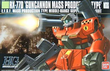 HGUC 1/144 RX-77D Guncannon Mass Production Type