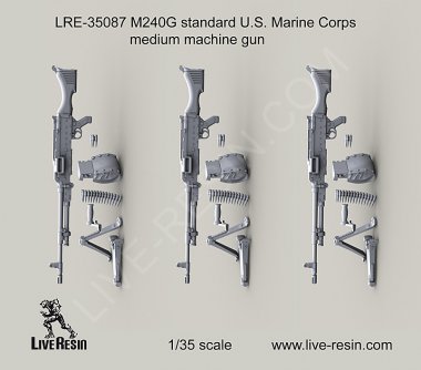 1/35 M240G Standard US Marine Corps Medium Machine Gun