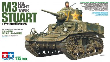 1/35 US M3 Stuart Light Tank Late Production