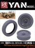 1/35 German Sd.Kfz.250/Sd.Kfz.10 Sagged Front Wheels #2 (2 pcs)