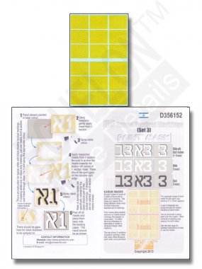 1/35 IDF Turret Tactical Markings (Set.3)