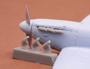 1/72 Spitfire Mk.I/II Exhaust (Round) for Airfix