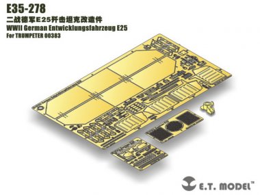 1/35 Entwicklungsfahrzeug E-25 Detail Up Set for Trumpeter 00383