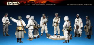 1/35 German Infantrymen, Winter 1942-45 (Big Set, 10 Figures)