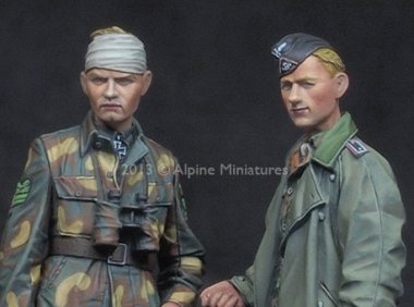 1/35 WWII German Max Wunsche & NCO Set (2 Figures)