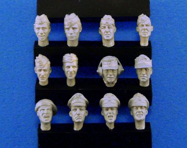 1/35 German Heads set (WWII) #3