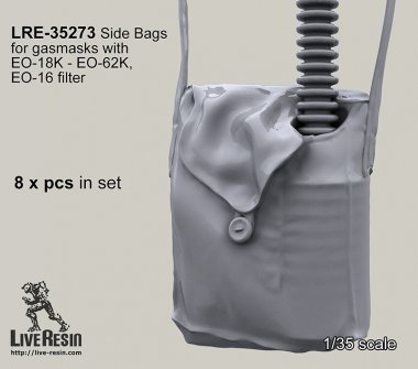 1/35 Empty Side Bags for Gasmask for EO-18K, EO-62K, EO-16