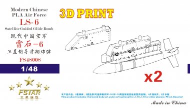 1/48 PLAAF LS-6 Satellite Guided Glide Bomb with Pylons (2 pcs)