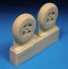 1/48 Sea Fury Main Wheels, Diamond Tread