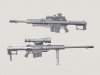 1/35 Barrett M107A1 Sniper Rifle Set