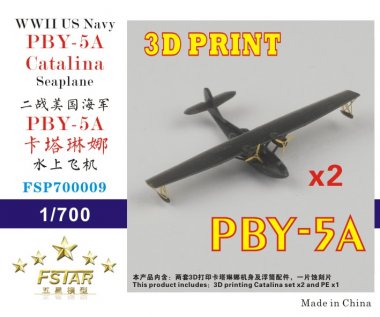 1/700 WWII US Navy PBY-5A Catalina Seaplane