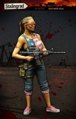 1/35 Girl with Gun