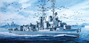 1/350 USS Destroyer DD-805 Chevalier 1945, Gearing Class