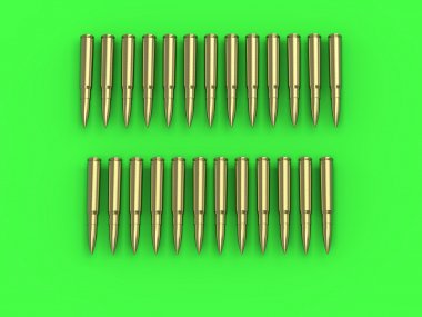 1/35 MG34/MG42 7.92mm Cartridges (25 pcs)