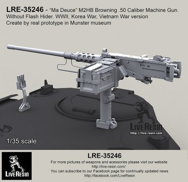 1/35 M2HB Browning Cal.50 Machine Gun Tank Version