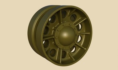 1/35 T-34-SU Idler Wheels (Midle Type)