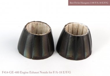 1/48 F/A-18E/F/G GE Nozzle Set (Closed) for Hasegawa