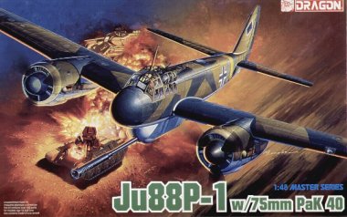 1/48 Junkers Ju88P-1 "Tank Buster" w/ 7.5cm Pak 40