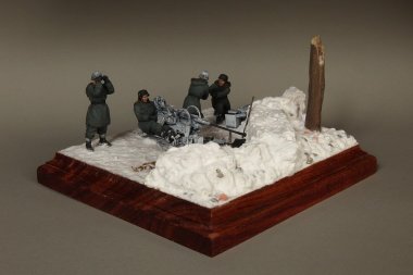 1/35 WWII German WSS Crew for 2cm Flak 38