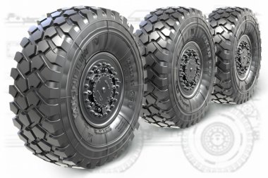 1/35 Sagged Wheel Set for KamAZ-63968 Typhoon-K (6 pcs)