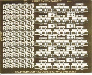 1/350 WWII USN Light Anti-Aircraft Weapons