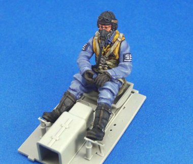 1/24 WWII Luftwaffe Bf109 Pilot #1