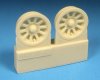 1/32 P-51 Mustang Block Tread Main Wheels