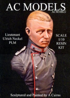 1/10 WWI German Ace, Lieutenant Ulrich Neckel