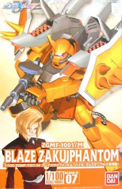 HG 1/100 ZGMF-1001/M Blaze Zaku Phantom Heine Westenfluss Custom