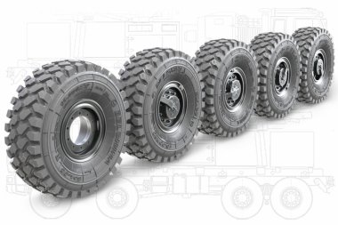 1/35 Sagged Wheel Set for Pantsir-S1 SA-22 (Early Type) (9 pcs)