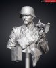 1/10 WWII German Wehrmacht MG34 Gunner, France 1940