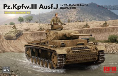 1/35 Pz.Kpfw.III Ausf.J w/Full Interior