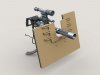 1/35 M134D Minigun on SAG Shield Mount w/4,000rd Ammo Box