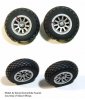 1/32 P-51 Mustang Diamond Tread Tires