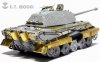 1/72 King Tiger Porsche Turret Detail Up Set for Dragon 7254