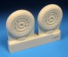 1/32 Fw190A-6 thru A-9, F, D Main Wheels - Ribbed