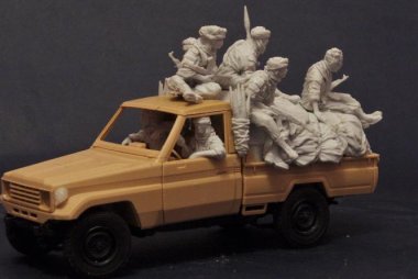 1/35 Chadian Pickup Crew