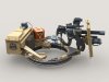 1/35 M134D Minigun, MMC System, Transparent Shield Turret