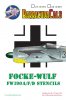 1/48 Fw190A, F, D Airframe Stencils