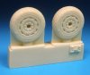 1/48 Sea Fury Main Wheels, Diamond Tread