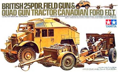 1/35 British 25 Pdr. Field Gun & Quad Gun Tractor