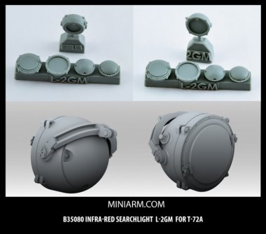 1/35 Infra-Red Searchlight L-2GM for T-72A