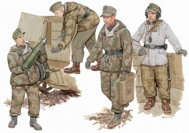 1/35 German Self-Propelled Gun Crew