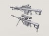 1/35 Barrett M107A1 Sniper Rifle Set