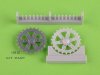 1/35 7TP Light Tank Drive Wheels & Engine Grills for IBG