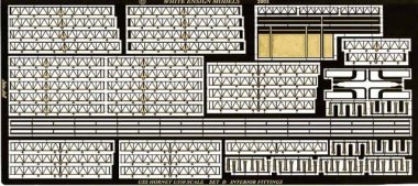 1/350 USS Hornet Hangar Deck Interior Fittings for Trumpeter