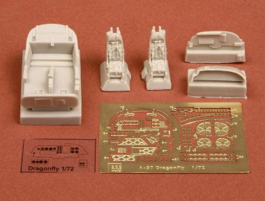 1/72 A-37 Dragonfly Cockpit Set for Academy