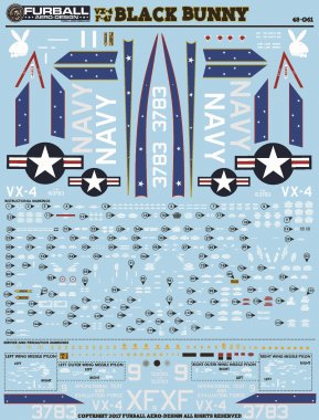 1/48 F-4J Phantom II, VX-4 Black Bunny